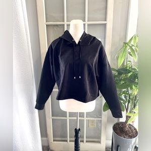 NWT DKNY Drop Shoulder Cropped Hoodie